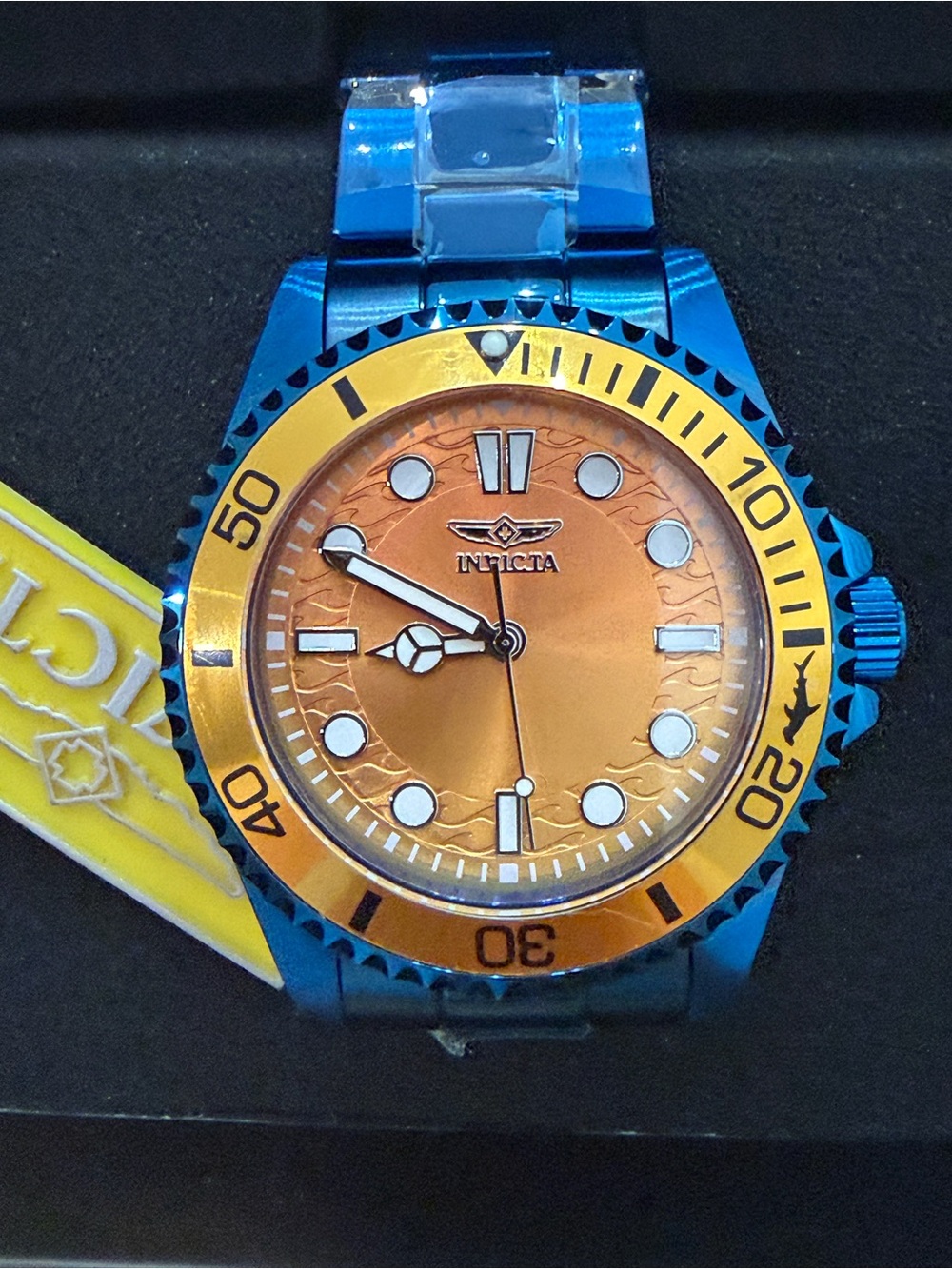 Invicta ProDiver Men’s Blue Stainless Steel Watch